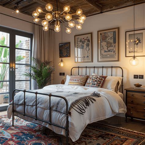 Mismatched Lamps In Bedroom