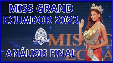 miss grand ecuador 2023