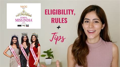 miss india eligibility criteria