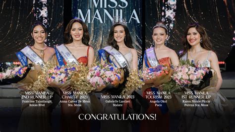 miss manila winners list