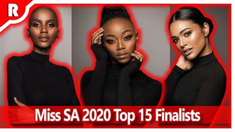 miss sa 2020 finalists