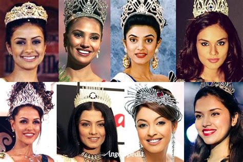 miss universe of india list