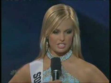 Miss Usa Answer Fail
