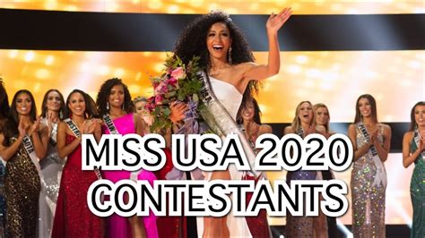 miss usa pageant 2020 contestants youtube