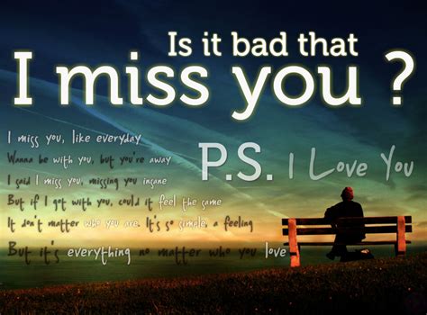 miss you text message for him