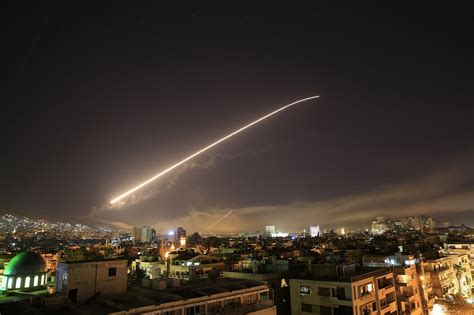 missile attacks on syria news