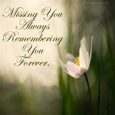 missing someone who died