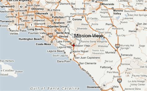 mission viejo california map