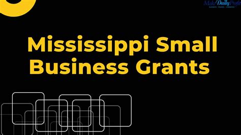 mississippi small business grants