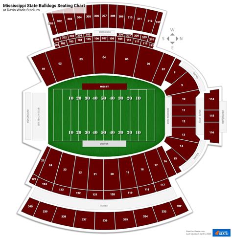 Mississippi State Seating Chart