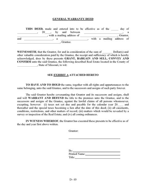 Missouri Beneficiary Deed Form Form Resume Examples yKVBmewYMB