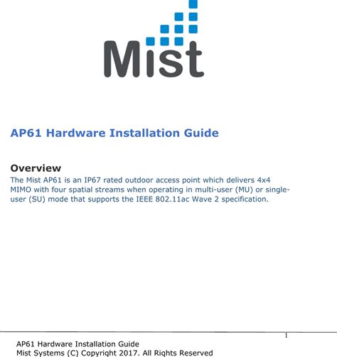 Mist Systems Wiki