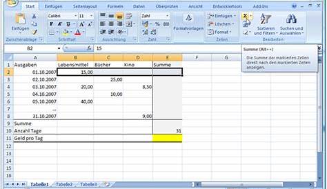 Excel SUMME Funktion | So einfach geht Summe berechnen in Excel - IONOS