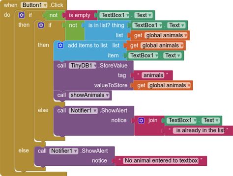 mit app inventor tinydb example