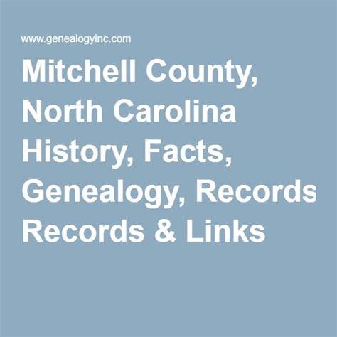 mitchell county north carolina public records