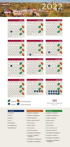 Mitchell Hamline Calendar