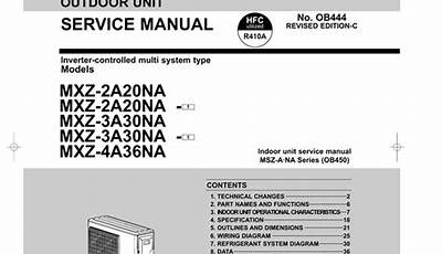 Mitsubishi Msz-Gl12Na User Manual