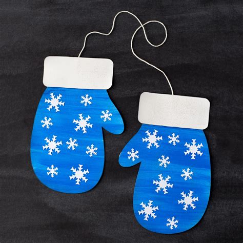 mittens craft for preschoolers