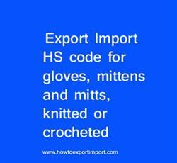 Mitts Gloves Hs Code