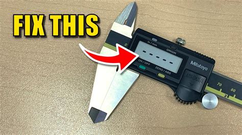 Mitutoyo Digital Calipers Blinking