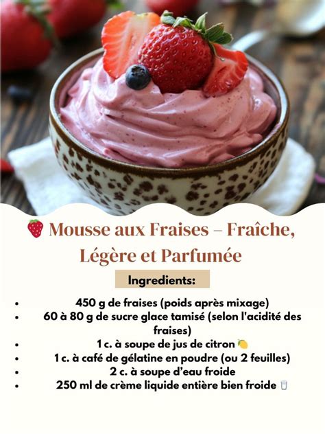 Mixage des fraises