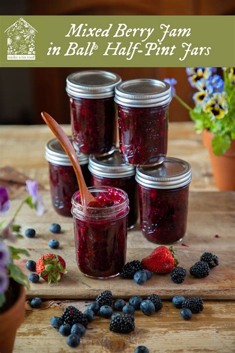 Mixed Berry Jam For Canning