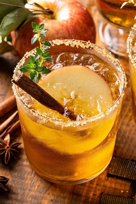 Mixed Drink With Apple Brandy