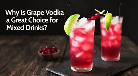 Mixed Drinks With Grape Vodka