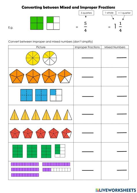 Mixed Fraction Grade 3