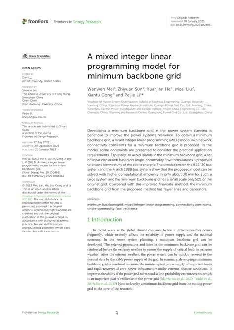 Mixed Integer Programming Pdf