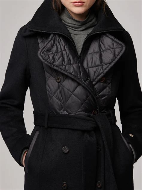 Mixed Media Wool Jacket