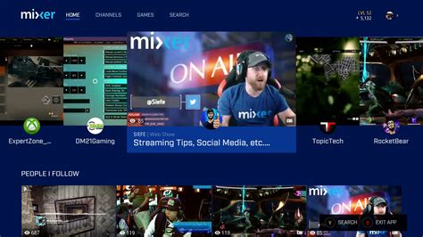 Mixer Live Streaming App