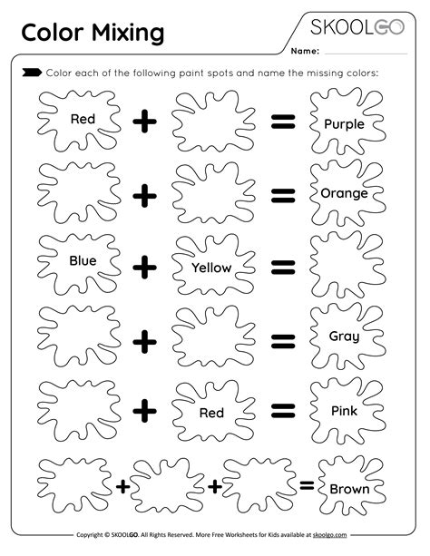 Mixing Colors Lesson For Elementary