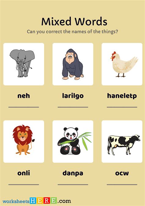 Mixing of Words Made Easy