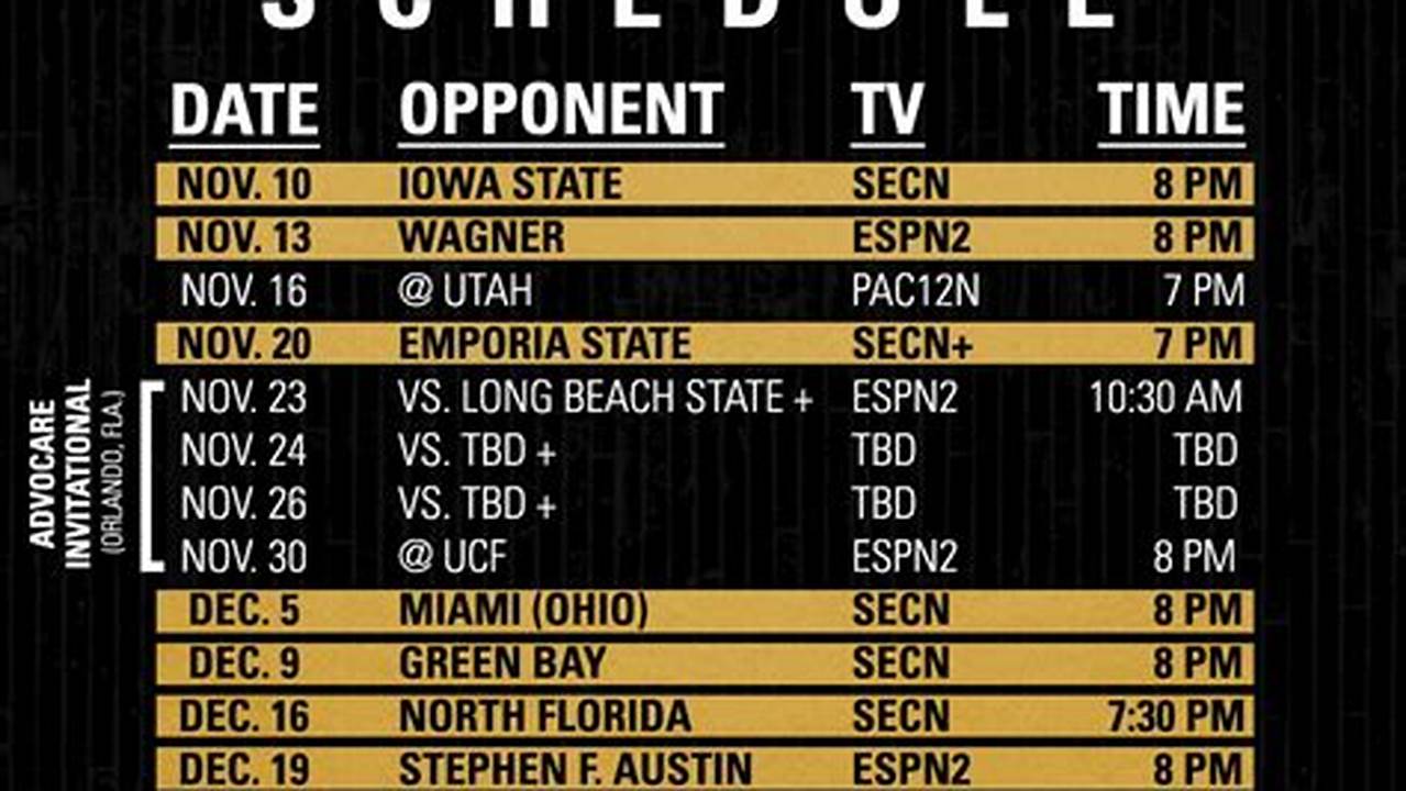 Mizzou Basketball Schedule: Uncover the Secrets to Tiger Triumphs