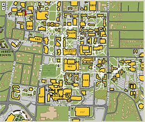 Mizzou Printable Campus Map