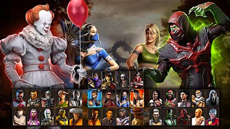 mk 1 character roster
