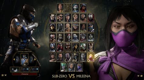 mk 11 character roster