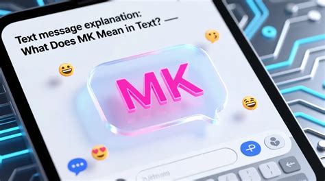 Mk Mean In Text