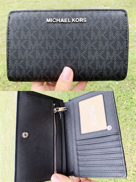 mk wallet with strap