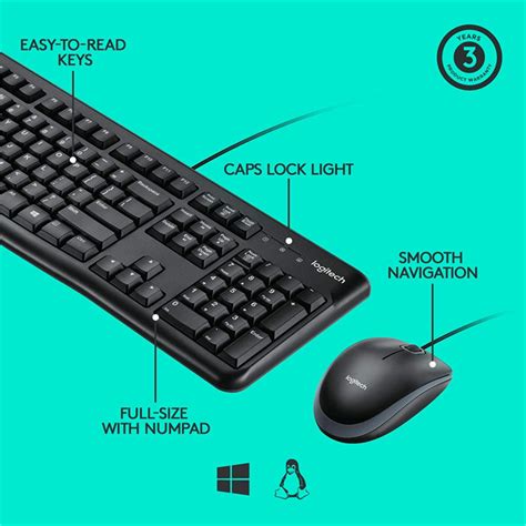 mk120 corded keyboard and mouse combo