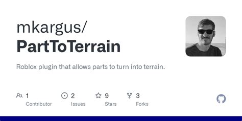 mkargus/PartToTerrain: Roblox plugin that allows parts to  - GitHub
