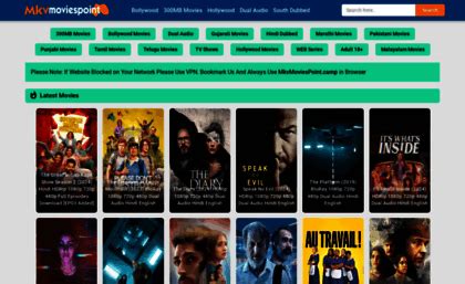 MKVMoviesPoint.com 2024: A Comprehensive Guide To Streaming And Downloading Movies