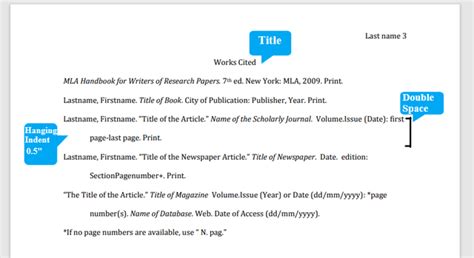 mla citation format guide
