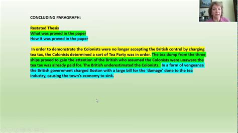 mla format conclusion paragraph example