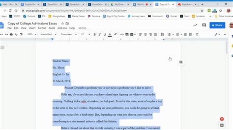 mla format example page number