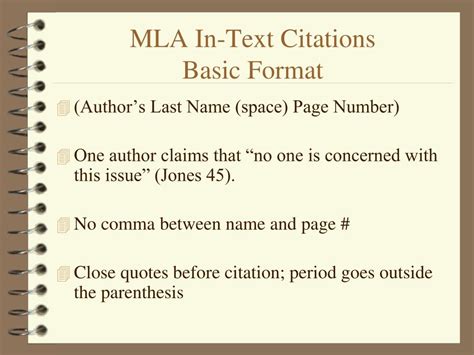 mla style in text citation example