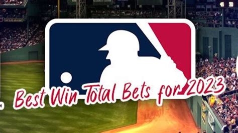 mlb 2023 win totals odds