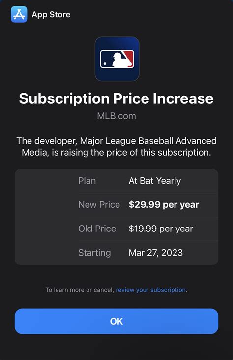 Mlb At Bat Price Increase