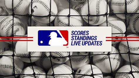 mlb scores standings and schedule update